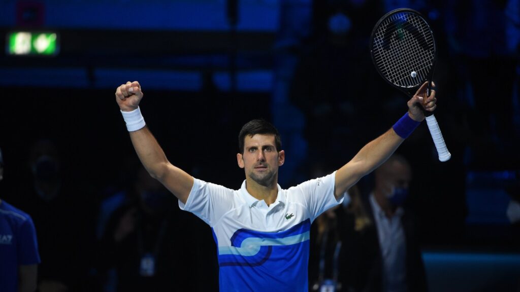 Djokovc alle ATP Finals 2021