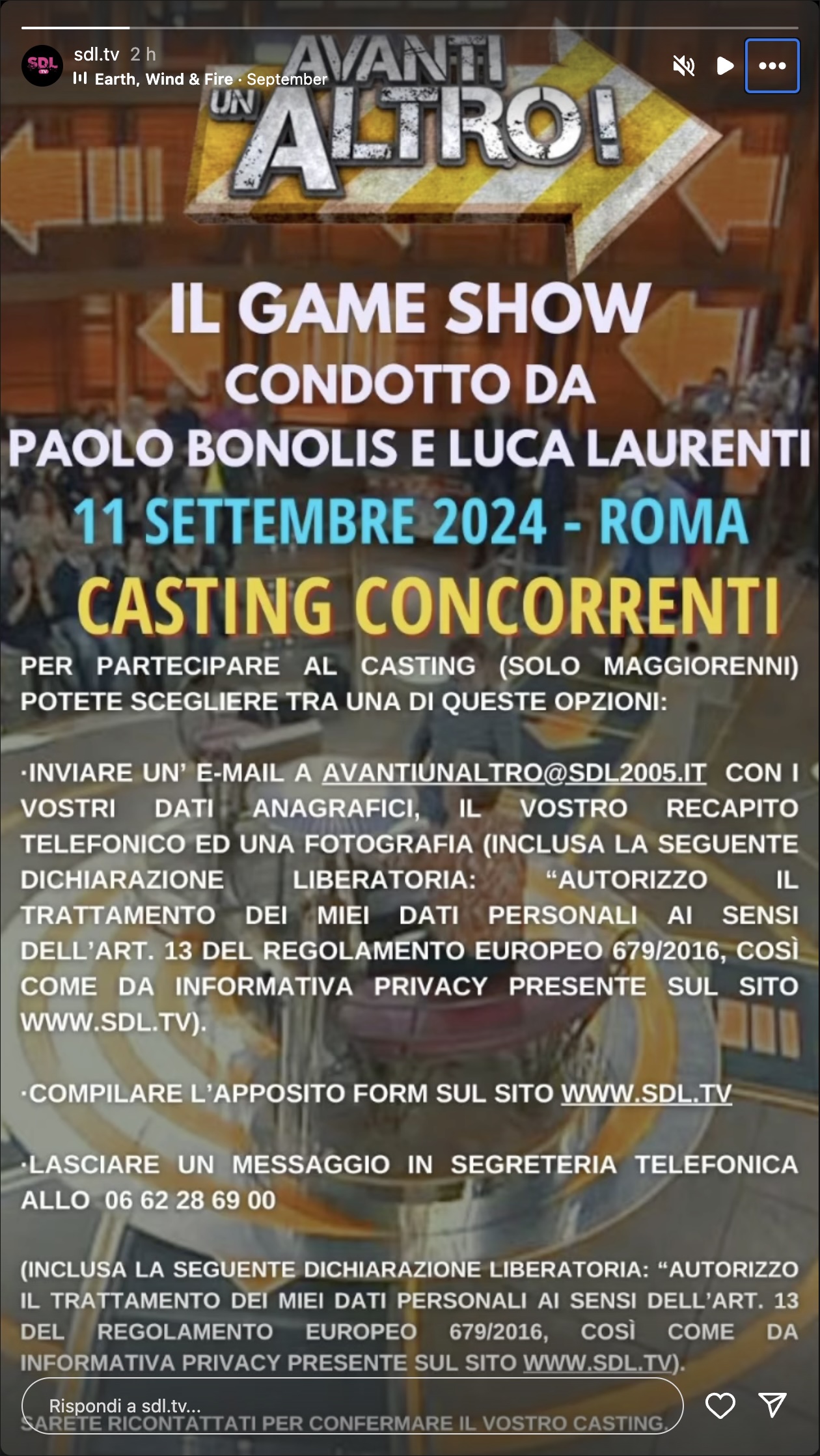 Casting Aventi un Altro