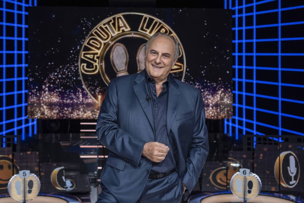 gerry scotti caduta libera